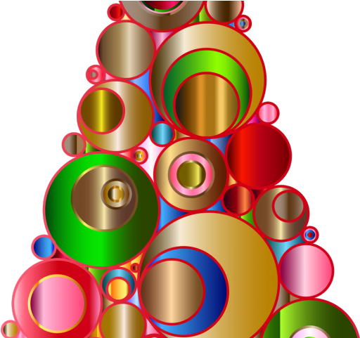 Christmas Tree Clipart Abstract - Png Download (640x480), Png Download