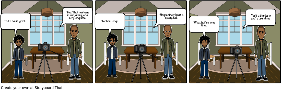 Pad Thai - Cartoon Clipart (1164x385), Png Download