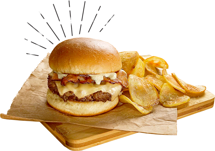 Burger - Meating Homemade Burgers Clipart (712x503), Png Download