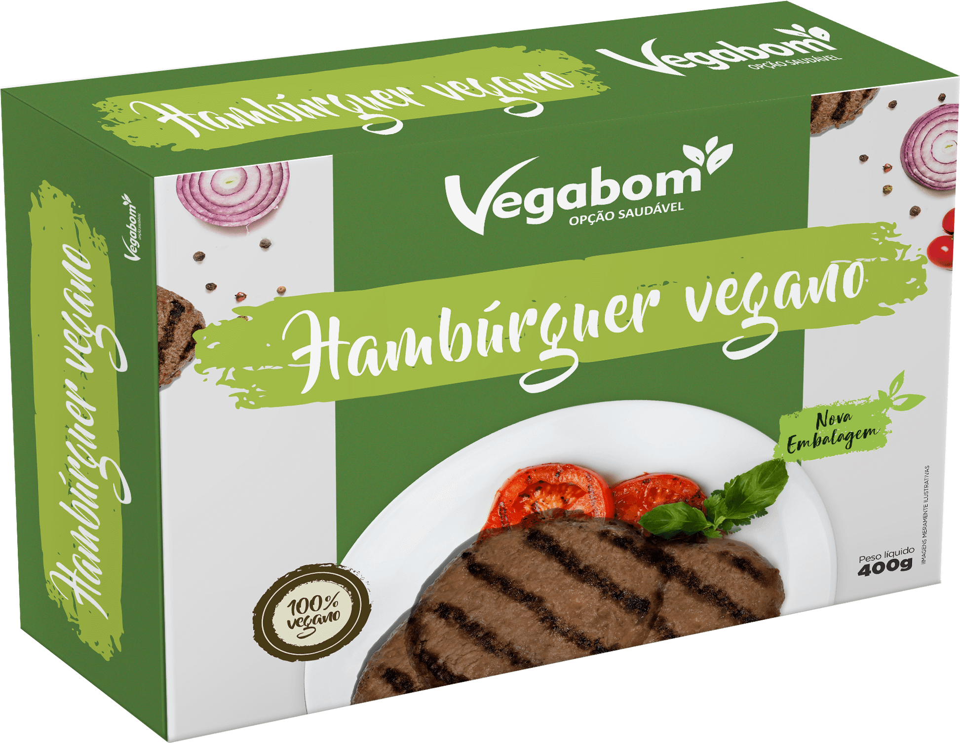 Encomende Agora Nosso Delicioso Hambúrguer Natural - Hamburguer Vegabom Clipart (2480x1754), Png Download