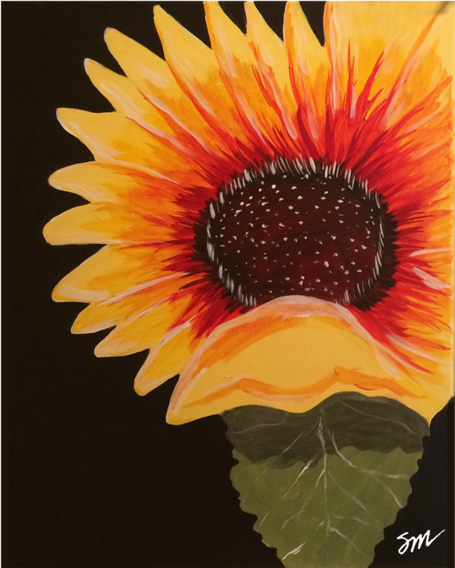 “sunflower Leaf” Clipart (1080x810), Png Download