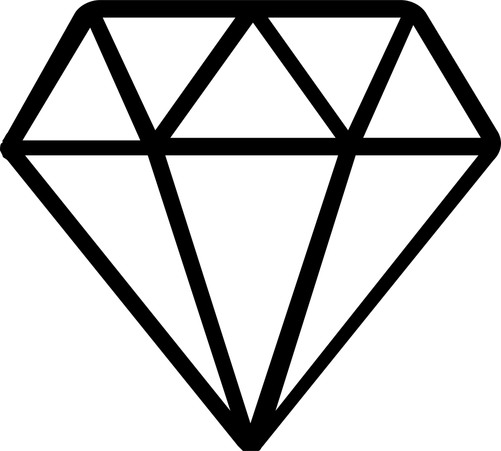Png File Svg - Diamond Icon Png Clipart (980x882), Png Download