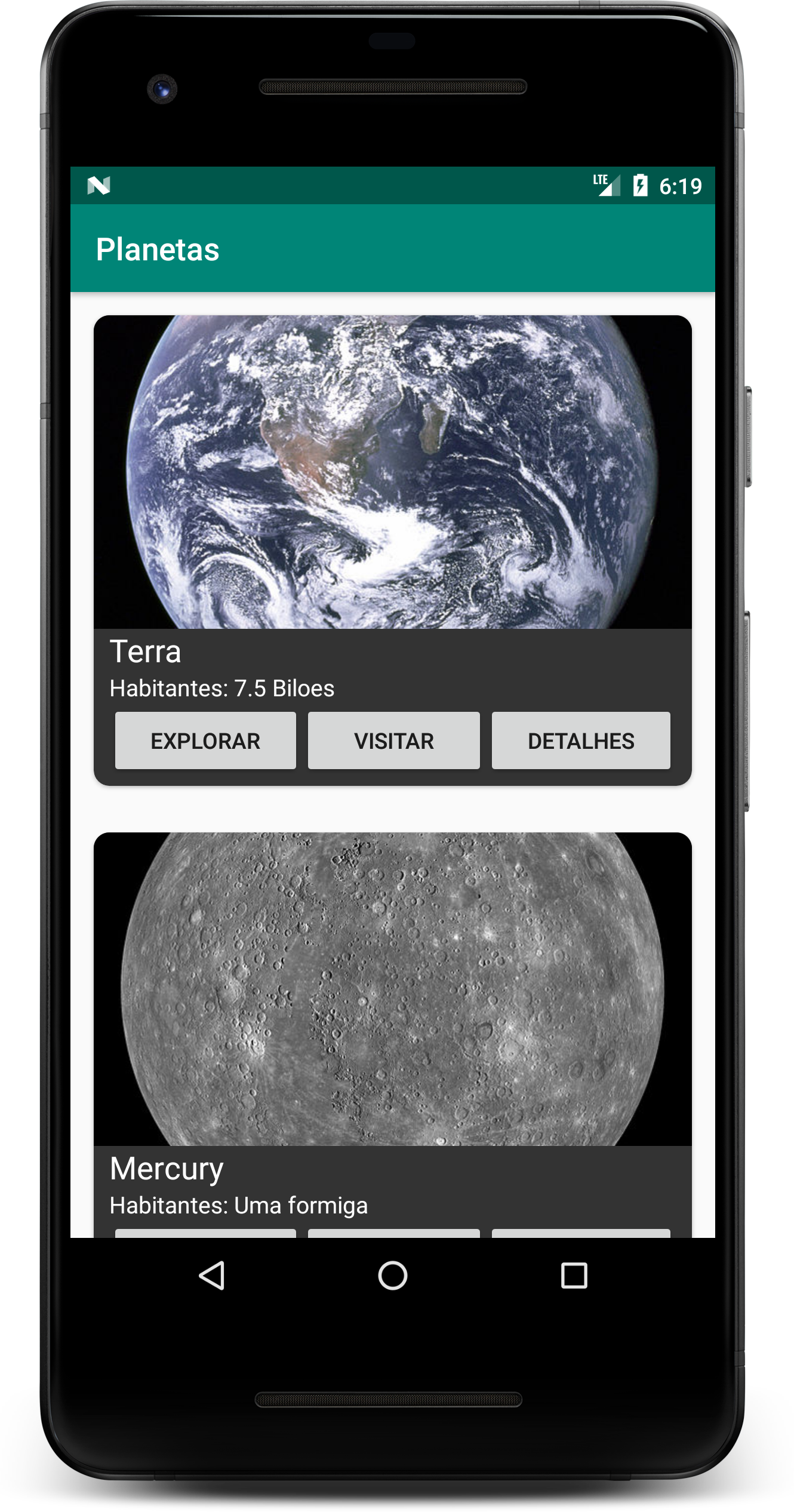 App Criada Para O Curso De Android Para Visionarios - Astronomical Object Clipart (1330x2532), Png Download