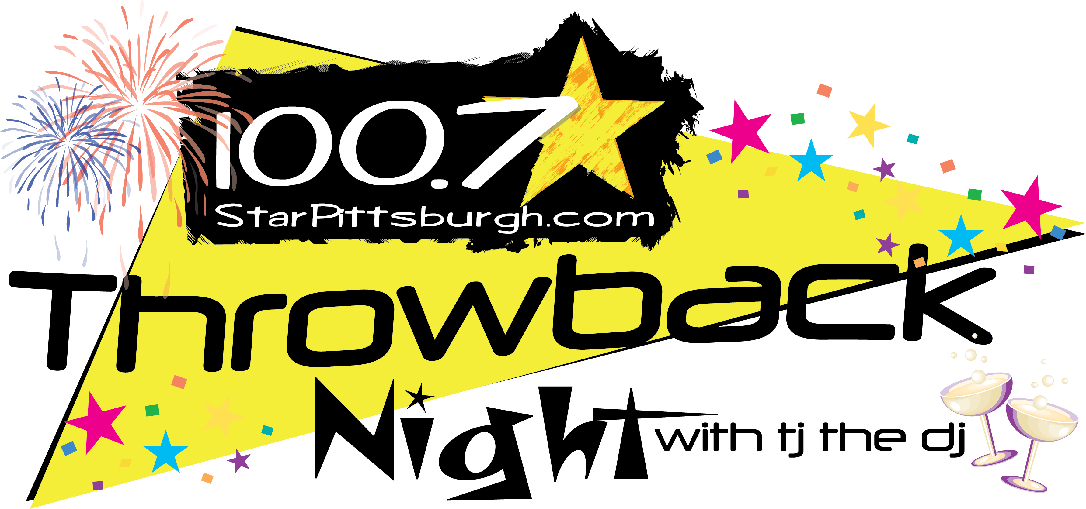 Throwback Nye Theme - Festival De Las Artes Clipart (3570x1675), Png Download