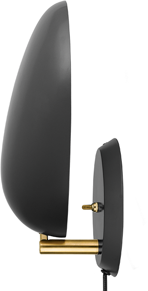 Wall Light - Gubi Бра Clipart (581x628), Png Download