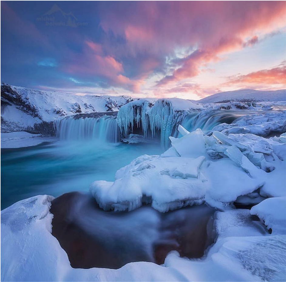 #winter #landscape #background #snow #sky - Glacier Clipart (1024x1024), Png Download