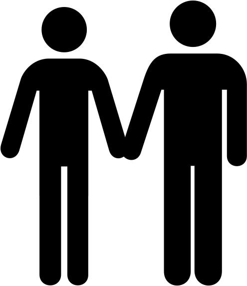 "motss" Is An Acronym To Refer To Members Of The Same - Man And Woman Icon Png Clipart (538x600), Png Download