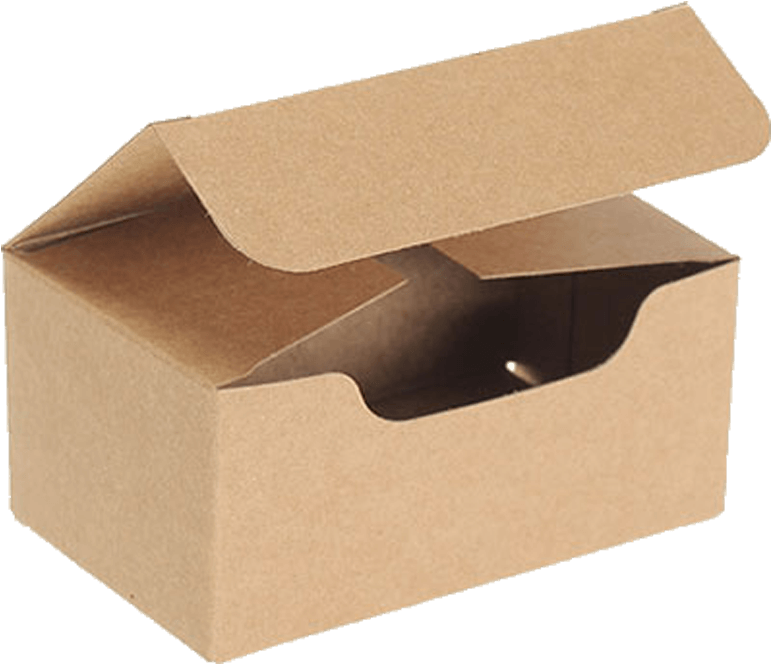 Kraft Paper Box Packaging Clipart (800x800), Png Download