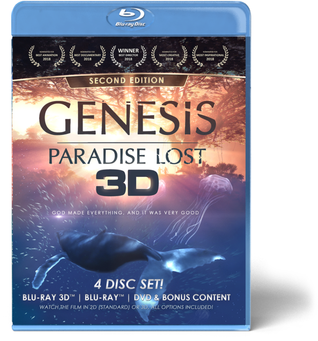 Paradise Lost Blu-ray Combo Pack - Genesis Paradise Lost 3d Blu Ray Clipart (700x699), Png Download