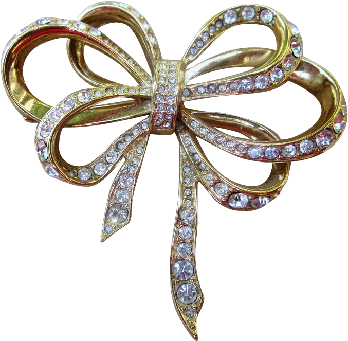 Kenneth Lane Rhinestone - Brooch Clipart (676x676), Png Download