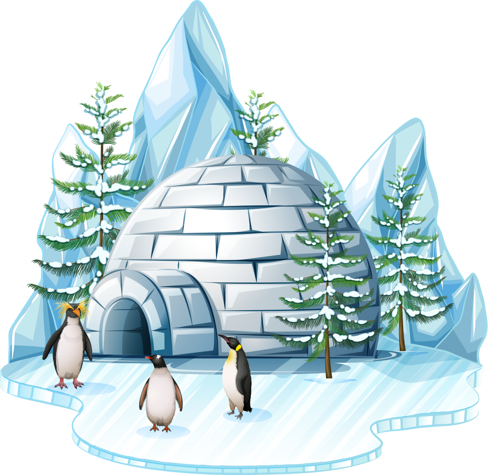 -0 - Png Igloo Clipart (1000x974), Png Download