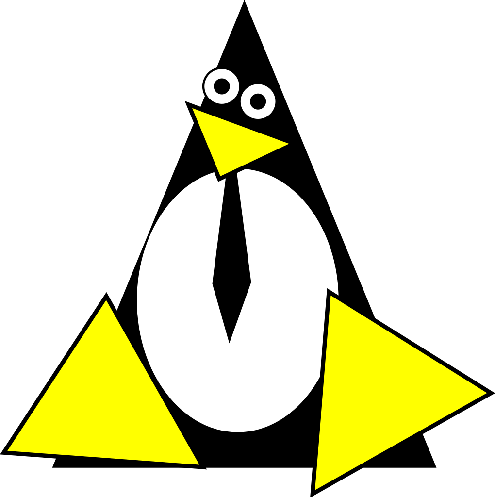 File - Smack-tux - Svg - Smack Linux Clipart (1020x1024), Png Download