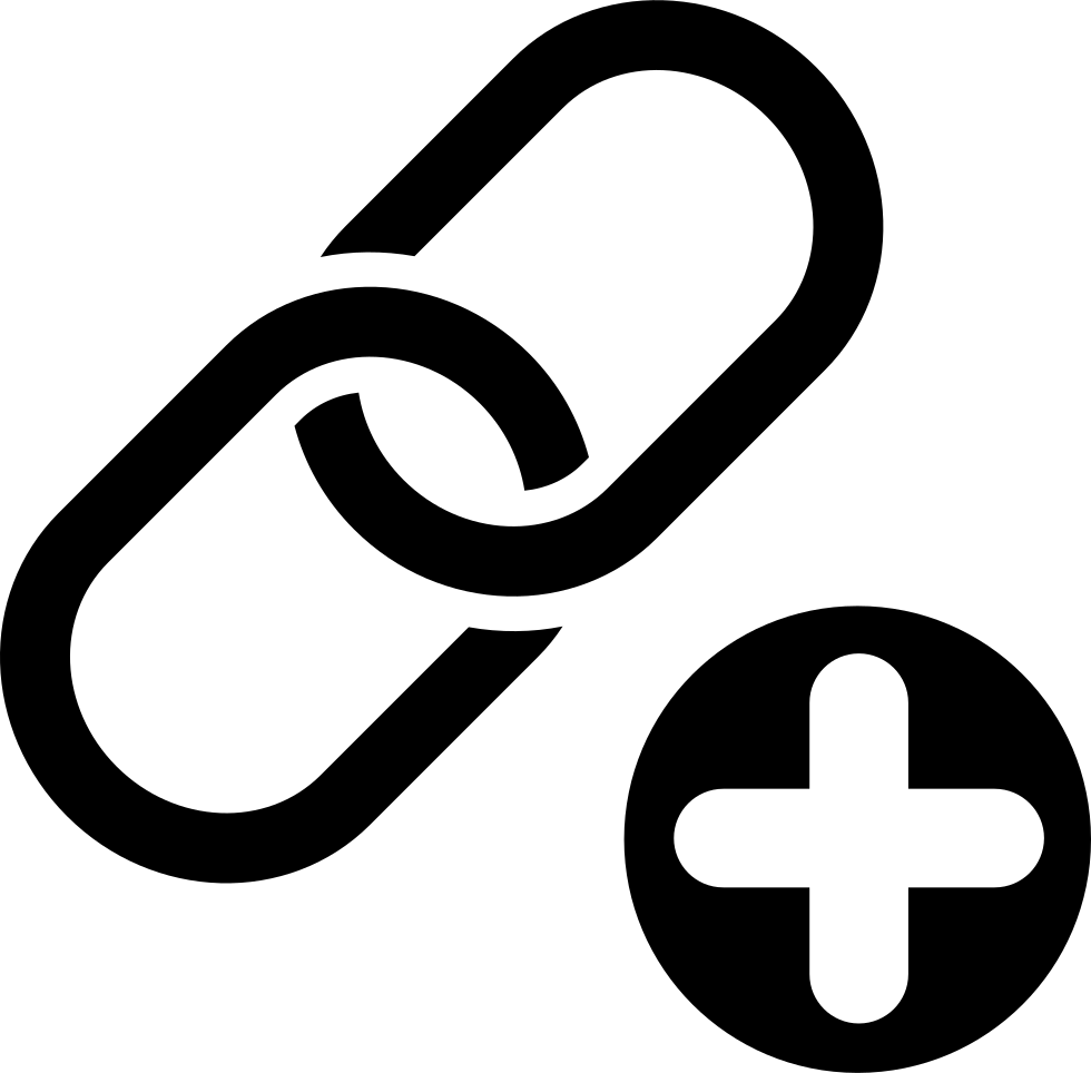 Link Building Symbol Of Two Chain Links Union With - Icone Union Clipart (980x964), Png Download