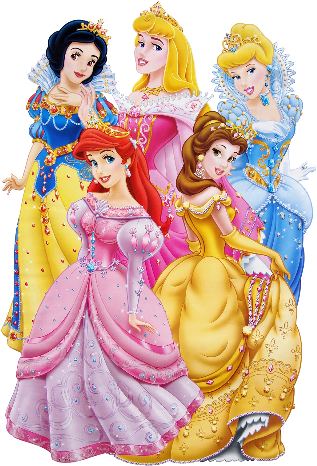 5 Princesas De Disney , Png Download - Las Princesas Disney Png Clipart (1064x1560), Png Download