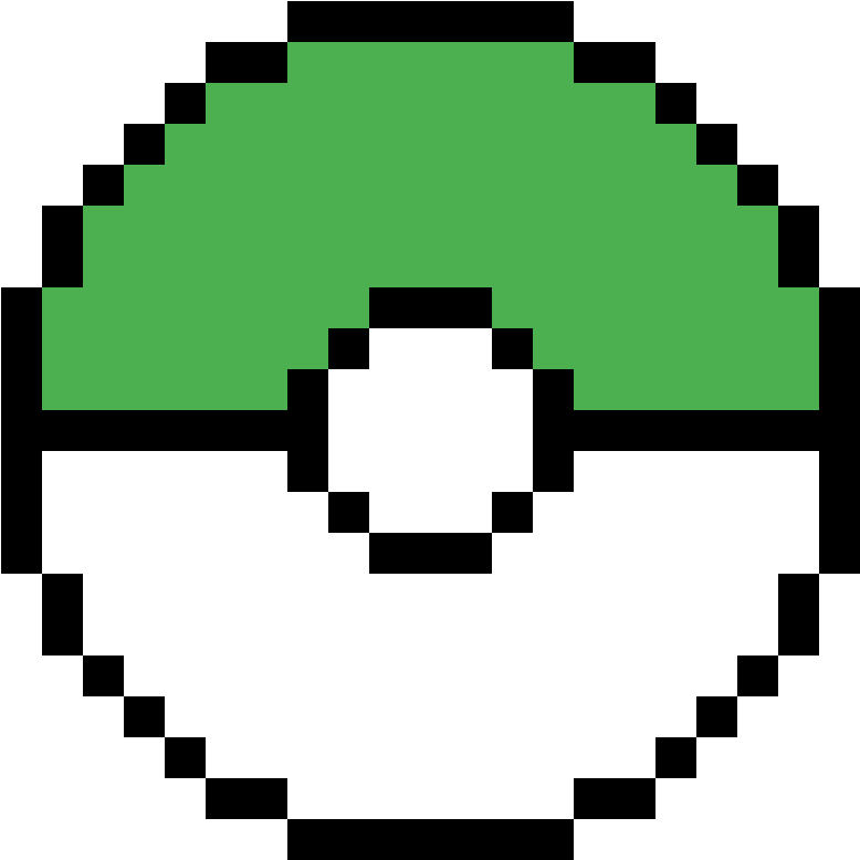 Green Ball - Moon Pixel Art Png Clipart (1184x1184), Png Download