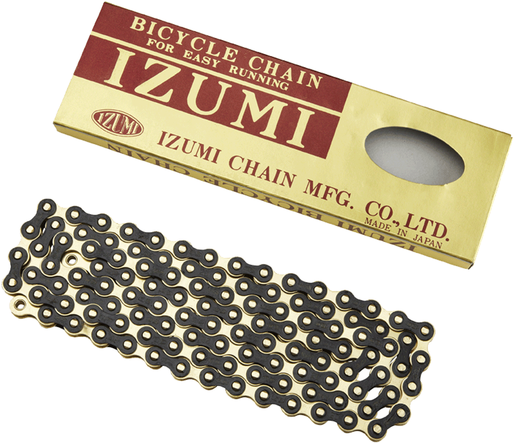 Izumi Standard Chain 1/2 X 116 Links Gold/black - Izumi Chain Clipart (1200x1200), Png Download