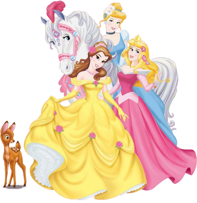 Princesas Disney En Png Png Download Princess Cinderella Aurora Belle Clipart Large Size Png Image Pikpng