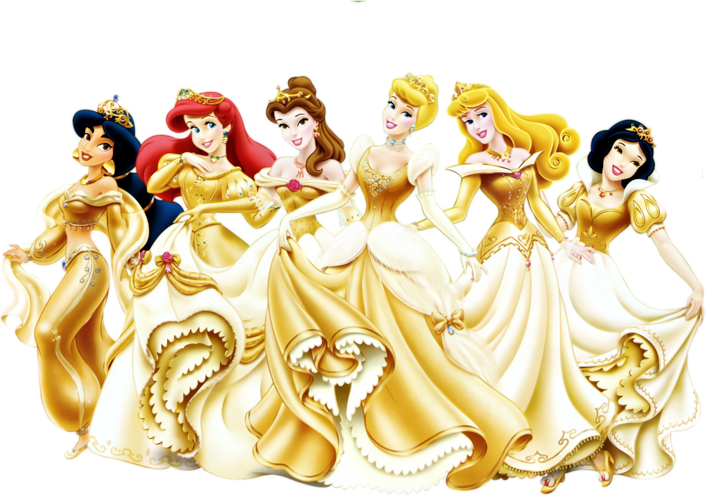Imágenes De Princesas Disney Con Fondo Transparente, - Disney Princess Gold...