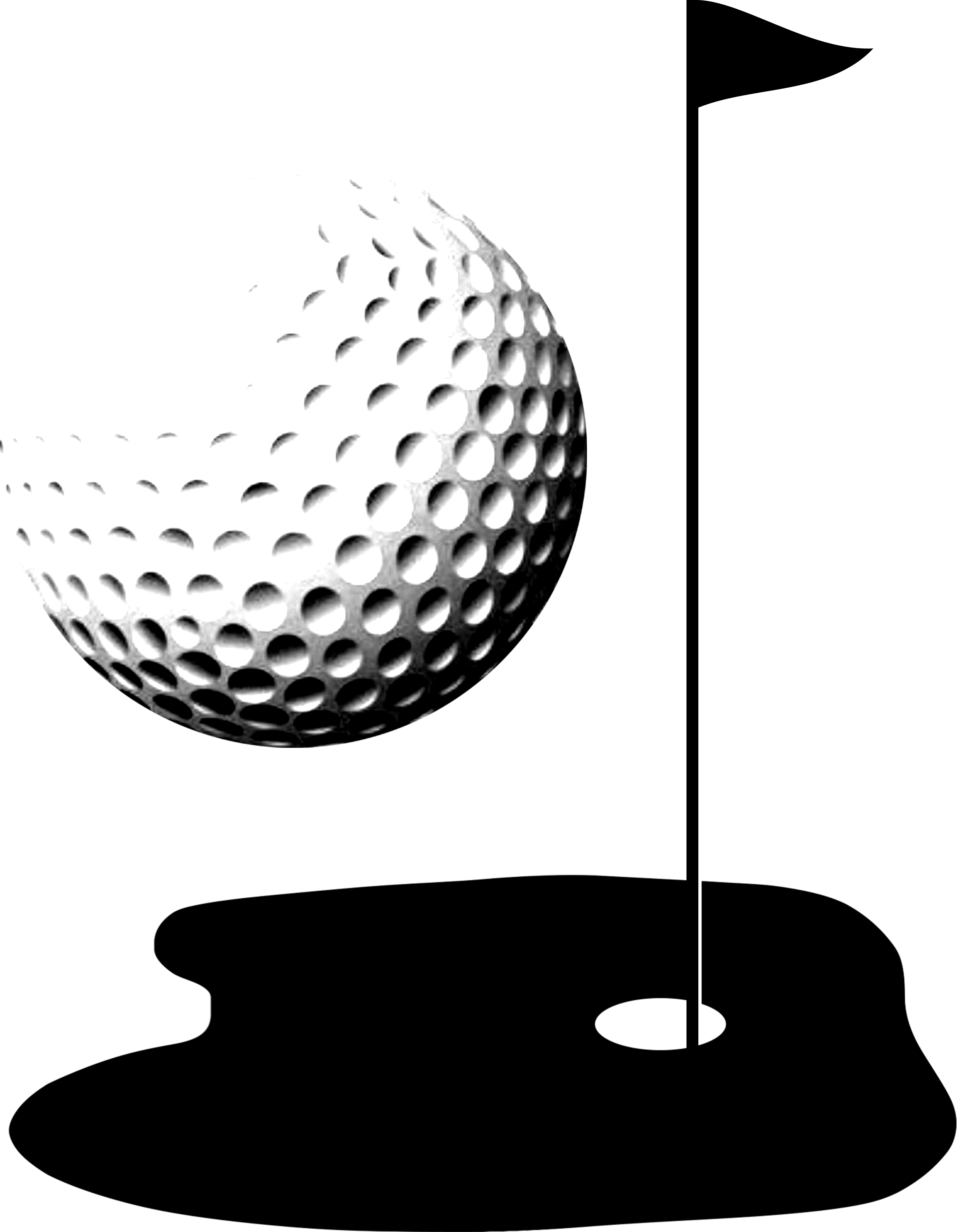 Golf Ball Clipart - Png Download (3145x4046), Png Download