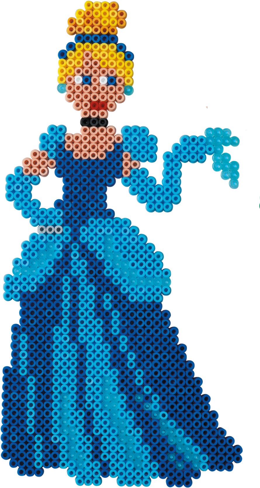 Hama Bead Disney Princess Clipart (960x1763), Png Download
