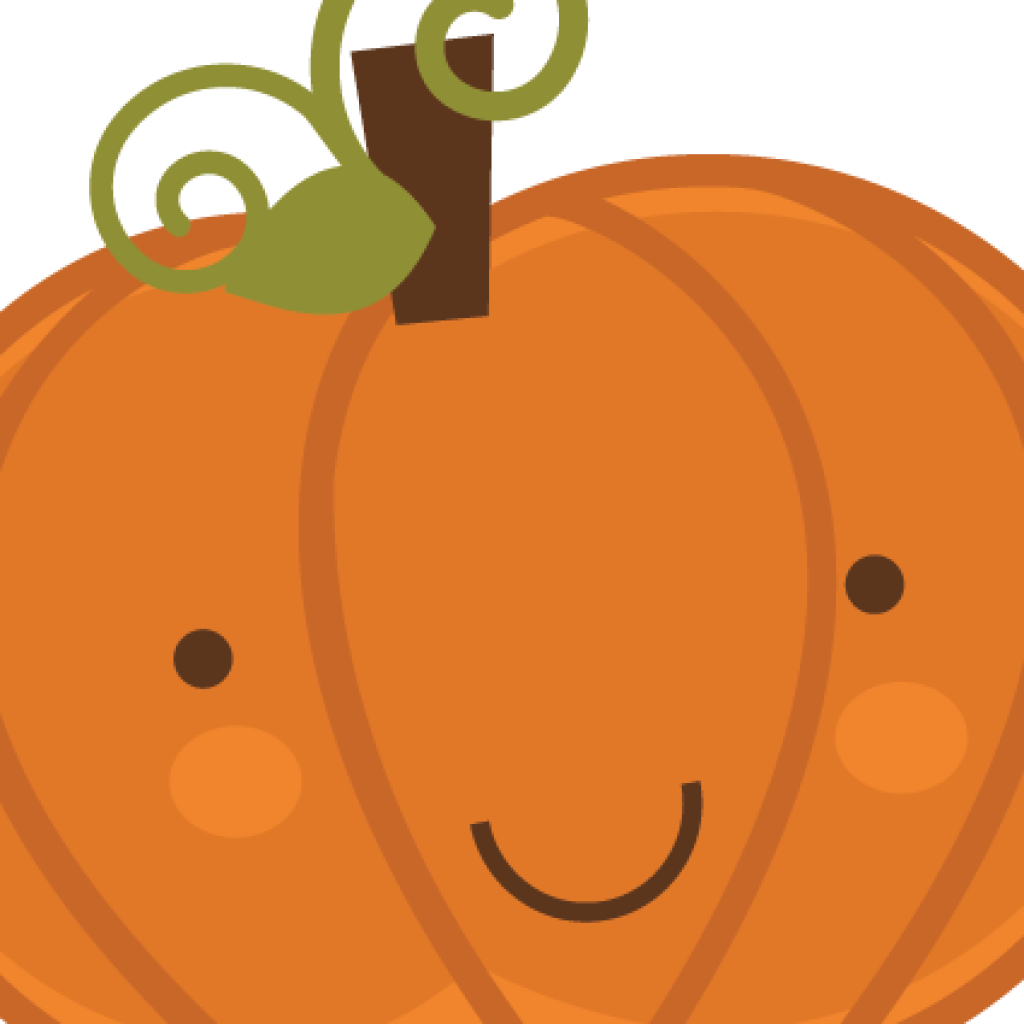 Pumpkin Clip Cute - Cute Halloween Pumpkin Png Transparent Png (1024x1024), Png Download