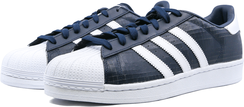 Adidas Shoes Black Superstar White And Gold Clipart (1000x600), Png Download