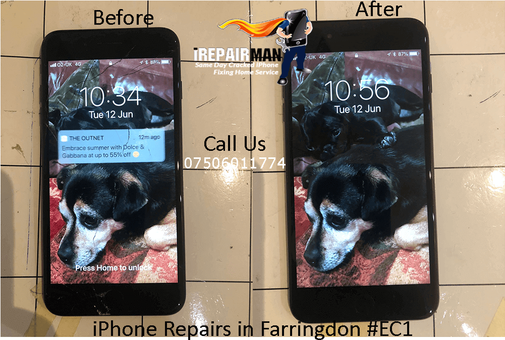 Iphone Repairs In Farringdon Ec1 - Iphone Clipart (1000x1000), Png Download