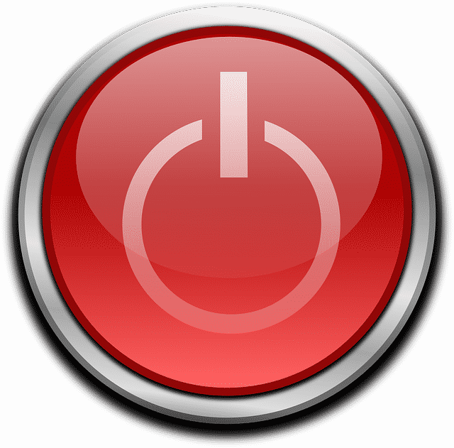 Computer Support For Shutdown - Botao Liga Desliga Png Clipart (640x631), Png Download