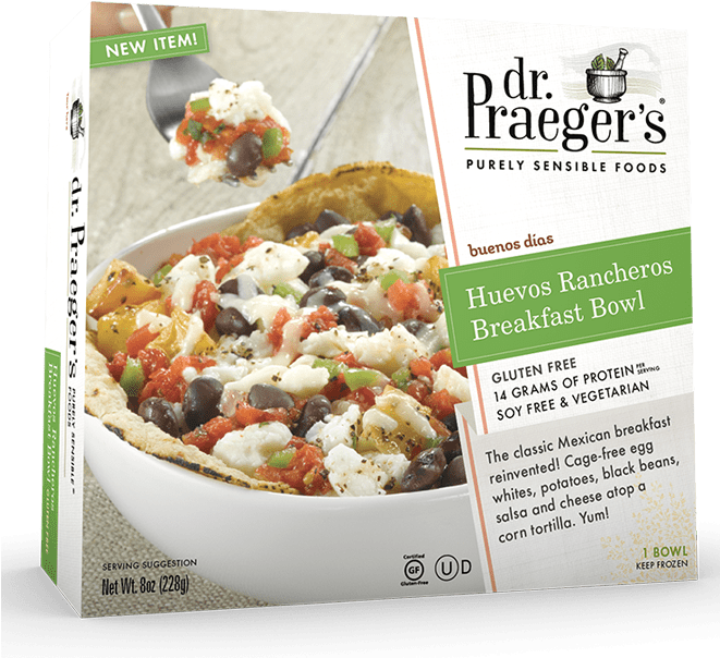 Praeger'shuevos Rancherosbreakfast Bowl - Dr Praeger's Huevos Rancheros Breakfast Bowl Clipart (660x660), Png Download