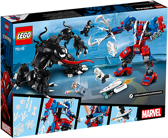 Spider Mech Vs - Lego Spiderman 76115 Clipart (800x600), Png Download