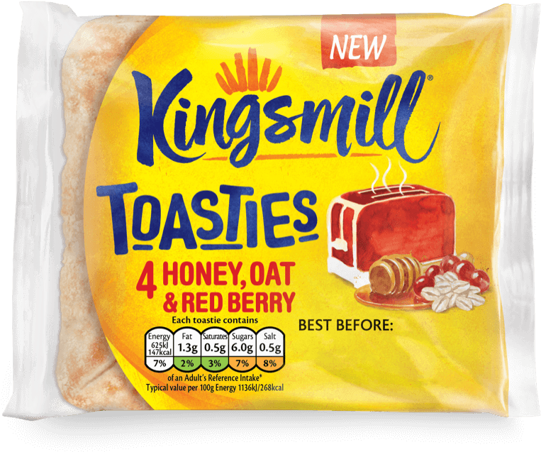 Kingsmill Toasties Clipart (1000x722), Png Download