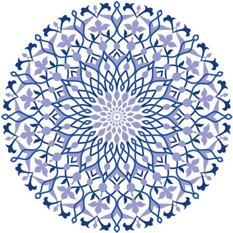 Persian Gourmet - Muslim Floral Work Png Clipart (585x585), Png Download