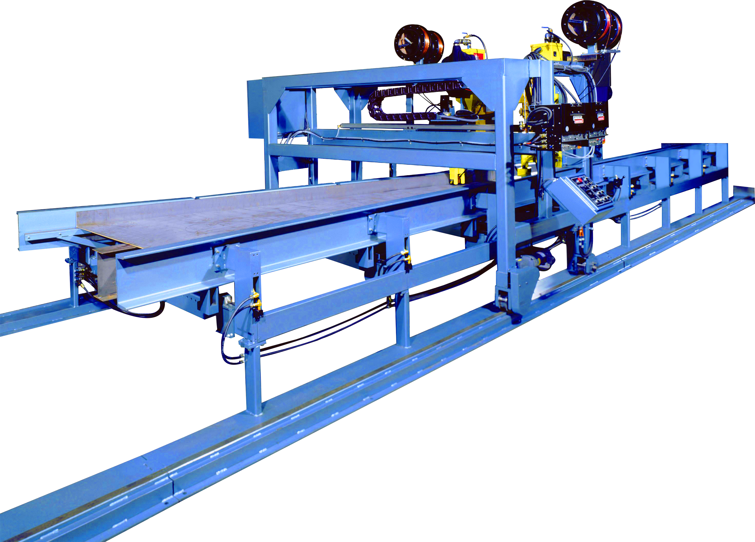 Phi Automatic Steel Beam Gantry Welder - Metal Lathe Clipart (2944x2113), Png Download