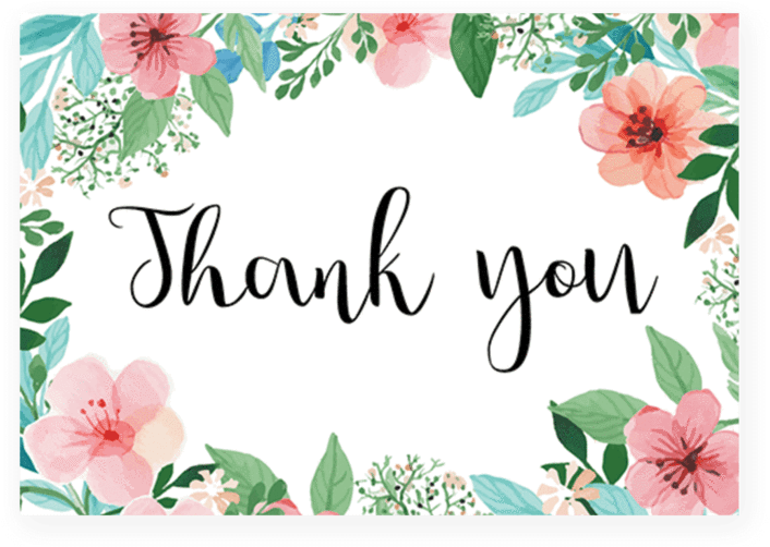 Baby Shower, Greeting Note Cards, Infant, Flower, Pink - Floral Thank You Cards Printable Clipart (819x1024), Png Download