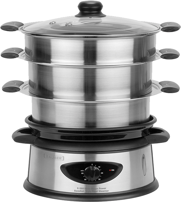 Zauber X-560 Uovosteampower - Пароварка Металлическая Купить Clipart (1000x700), Png Download