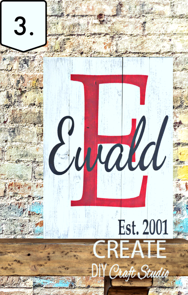 Pallet Family Name, Monogram, Established - Poster Clipart (640x1003), Png Download