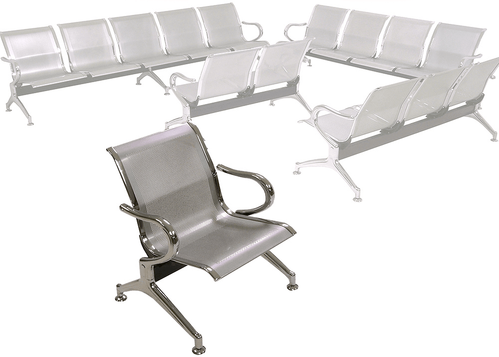 Sterling Heavyweight Beam Seating - Office Chair Clipart (1000x717), Png Download