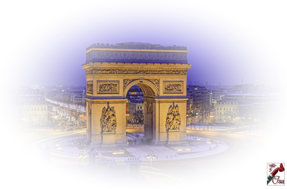 Tube Arc De Triomphe - Triumphal Arch Clipart (960x631), Png Download