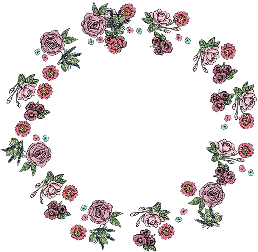 Circle Flower Frame Png - Feeling A Bit Under The Weather Clipart (735x720), Png Download