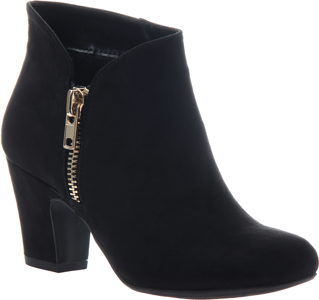 Gold Boots Png - Black Ankle Boots Png Clipart (1400x1400), Png Download