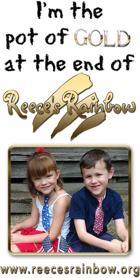 Click Here To Share Reece's Rainbow On Your Blog Thank - Girl Clipart (500x945), Png Download