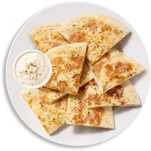 Pita Tzatziki - Flatbread Clipart (688x688), Png Download