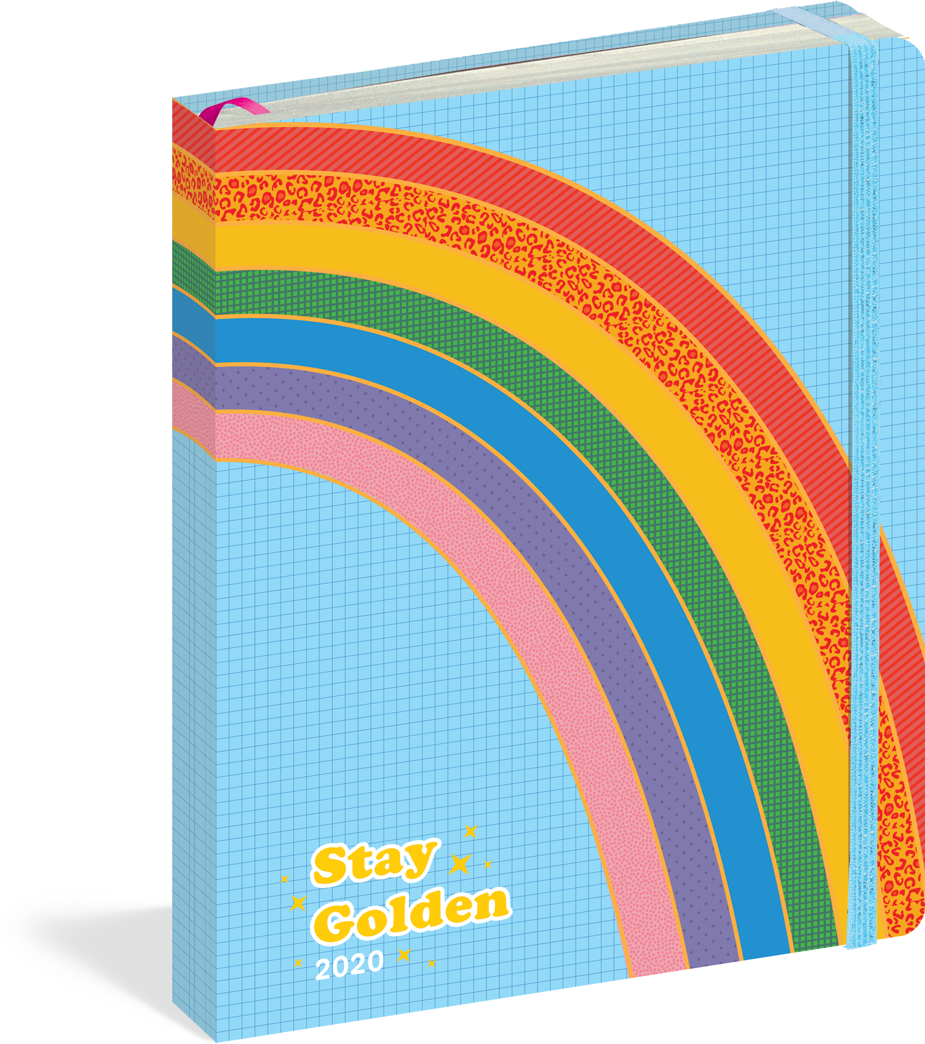 Stay Golden 17 Month Personal Planner With 500 Stickers - Graphic Design Clipart (2065x2250), Png Download