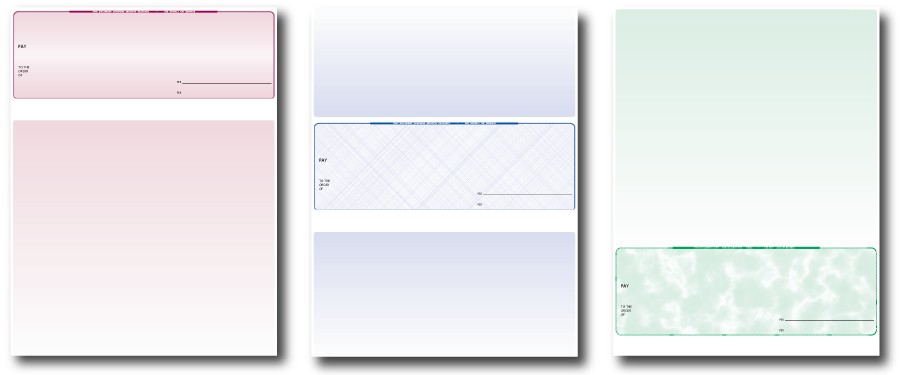 Business Cheques Available In Various Colour And Pattern - Laser Printed Cheques Clipart (900x375), Png Download