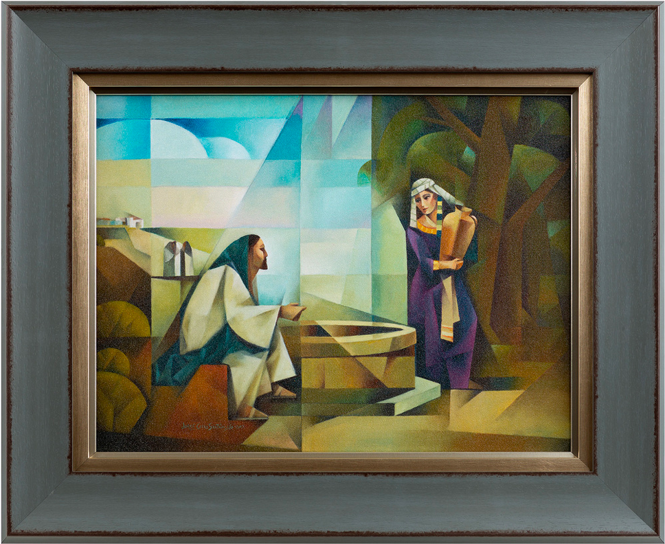 Woman At The Well - Jorge Cocco Santangelo Prints Clipart (1000x1000), Png Download