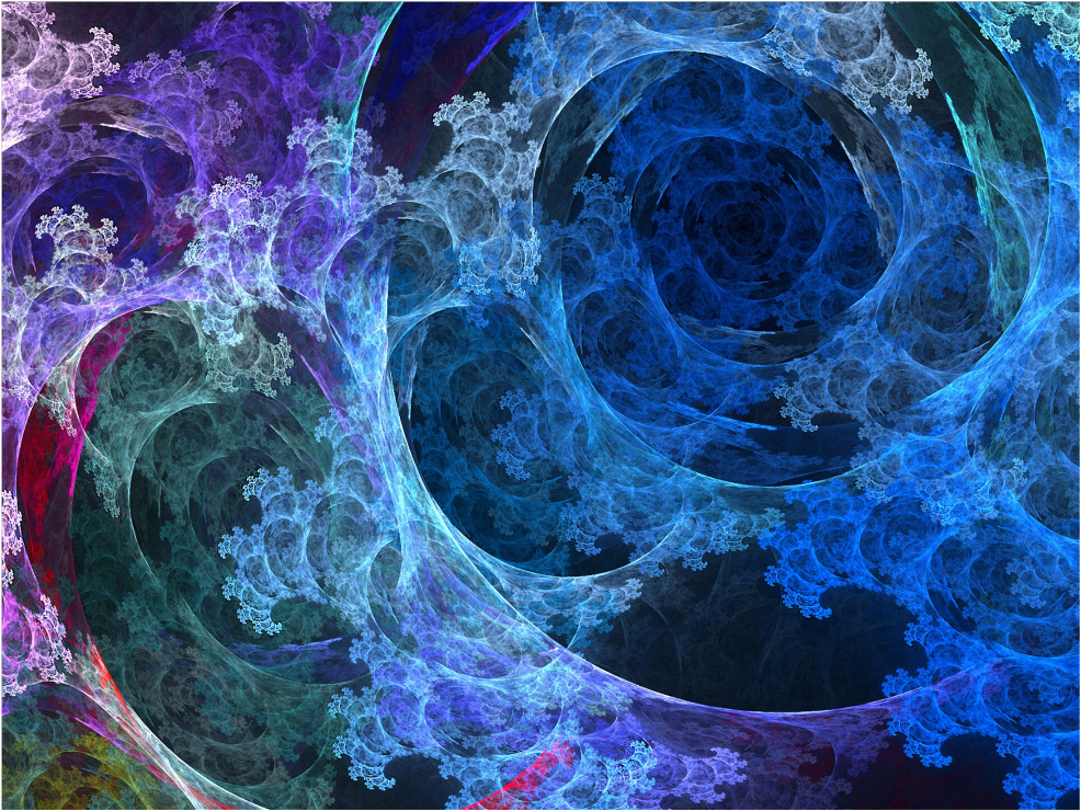 Abstract Sticker - Fractal Art Clipart (1024x1024), Png Download