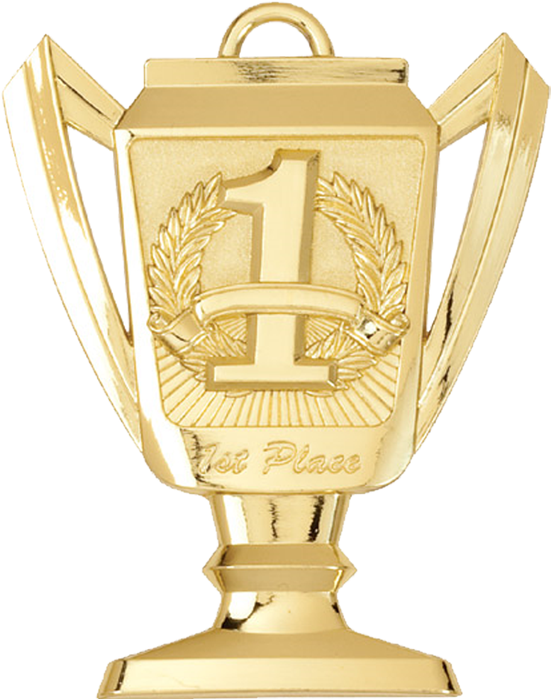 1st Place Soccer Trophy Clipart (902x984), Png Download