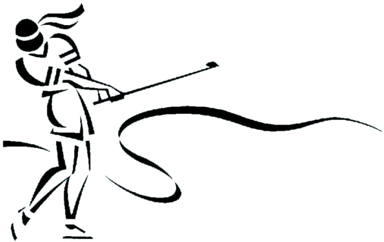 Clipart Freeuse Download Best Ladies Golf Clip Art - Ladies Golf Tournament Flyer - Png Download (800x491), Png Download