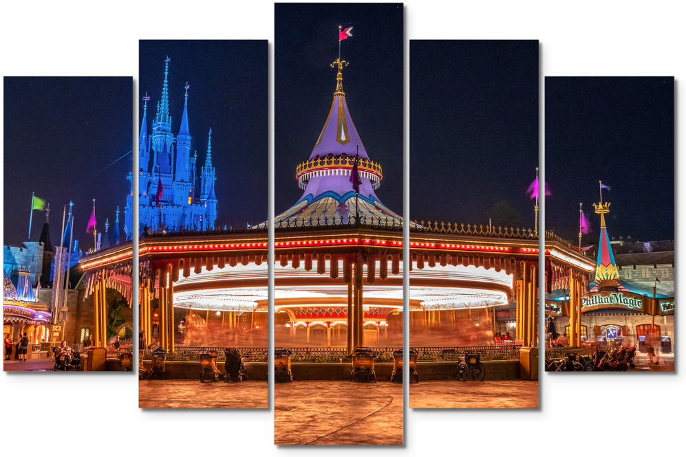 Prince Charming Regal Carousel - Painting Clipart (1000x673), Png Download