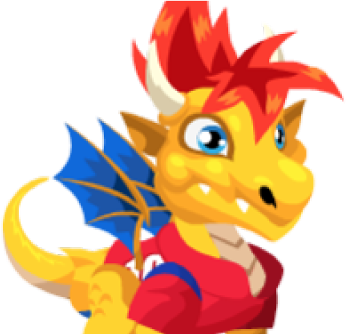 Soccer Clipart Dragon - Dragon City Soccer Dragon Baby - Png Download (640x480), Png Download